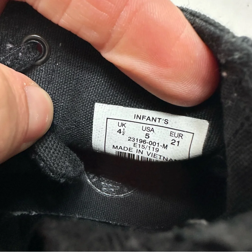 Palladium size toddler